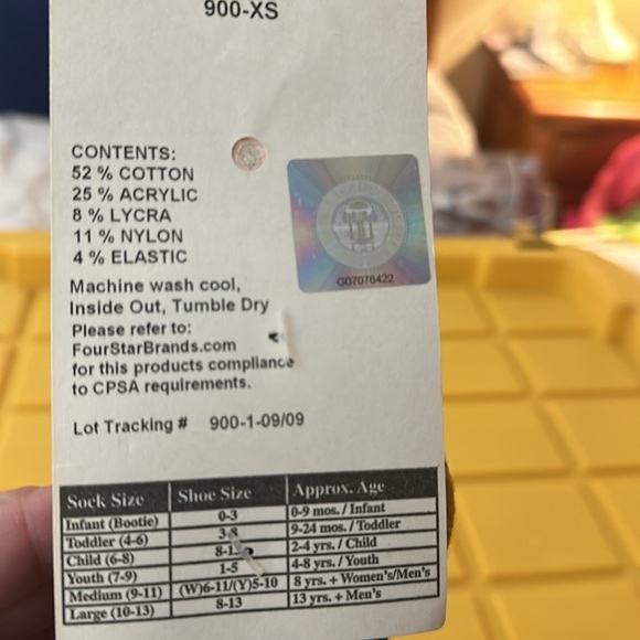 UCF University of Central Florida toddler socks - Picture 3 of 3